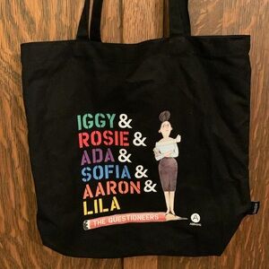 Abrams Gemline The Questioneers Black Book bag tote